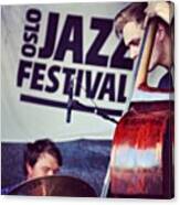 #oslo #jazz #festival #norway #playing Canvas Print