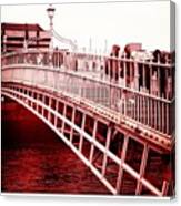 Over The Bridge. #dublin Canvas Print