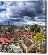 Oxford Cityscape Panorama Canvas Print