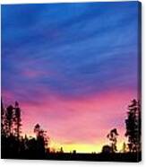 Pacific Northwest Sunset Canvas Print