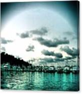 #panama #pty #yacht #yachtclub #view Canvas Print