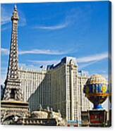 Paris Hotel    Las Vegas Nevada Canvas Print