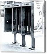 Pay Phones - Still In Nyc Canvas Print