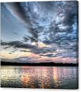 Paya Lake Sunset Canvas Print