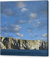 Perce Rock Island Limestone Formation Canvas Print