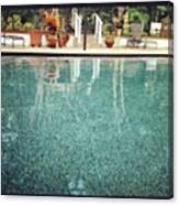 #photoadayjuly #photoaday #july #pool Canvas Print