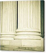 Pillars Of Law And Justice Us Supreme Court Canvas Print