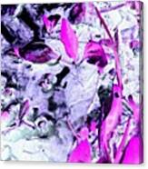 Pink Weed Abstract Series 1/3 #android Canvas Print