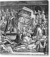 Plague: Leiden, 1574 Canvas Print