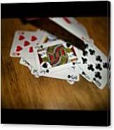 #pokerface #kings #queens #hearts Canvas Print