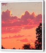Portland Sunset 1. #portland Canvas Print