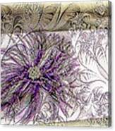 Purple Plume Canvas Print