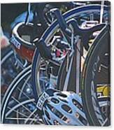 Racing Bikes Canvas Print