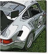 Racing Porsche No. 66 Canvas Print