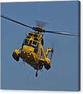 Raf Sea King Search And Rescue Helicopter 3 Canvas Print