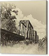 Railroad Bridge  13979s Canvas Print