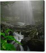 Rainbow Falls In Fog Canvas Print