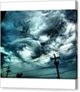Really Weird Clouds Canvas Print