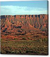 Red Rock At Sunset Canvas Print
