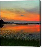 Red Sunset Canvas Print