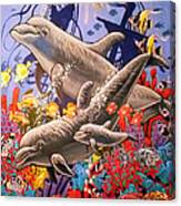 Reef Symphony Mural Canvas Print