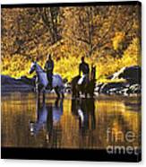 Reflecting On The Ride Canvas Print