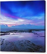 Reflections Of Pink And Blue Canvas Print