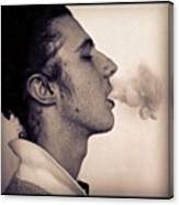 Release Your Thc... #smoke #420 #guy Canvas Print