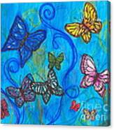 Releasing Butterflies Ii Canvas Print