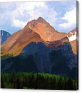 Rocky Red Mountains Canvas Print