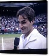 Roger Federer: 17 Grand Slam Győzelem Canvas Print