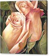 Rosey Embrace Canvas Print
