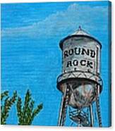 Round Rock Texas Canvas Print