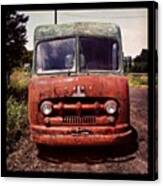 #rusty #rusted #old #vintage #ford Canvas Print