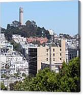 San Francisco Coit Tower Canvas Print