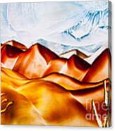 Sand Dune Hills Painting Canvas Print