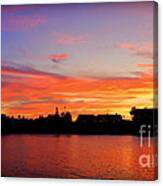 Santa Cruz Sunset 2 Canvas Print