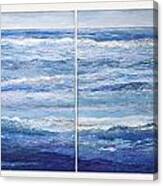 Seashore Diptych Canvas Print