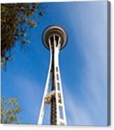 Seattle. #spaceneedle #seattle #bluesky Canvas Print