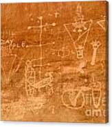 Sego Canyon Petroglyphs Canvas Print