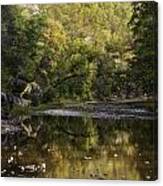 September Evening At The Ponca Access Buffalo National River Canvas Print
