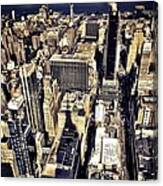 Shadow Of The Empire State Building - New York City Canvas Print