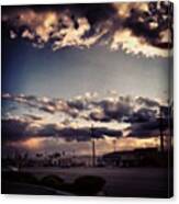 #sky #clouds #tucson #arizona #az Canvas Print