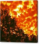 Sky On Fire Canvas Print