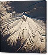 Snowcovered Volcano Andes Chile Canvas Print