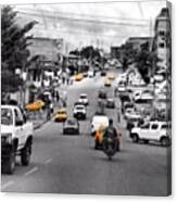 Sort Of #yellow #cabs 🚕 In #cameroon! Canvas Print