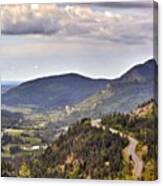 Southwest Side Of Wolf Creek Pass In Canvas Print