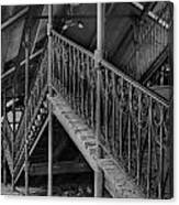 Stairway To Trains Canvas Print