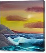 Stormy Beach Canvas Print