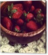 Strawberries Friday <3 #strawberry Canvas Print